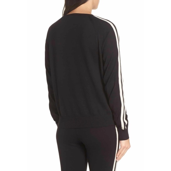 NWT Ragdoll Black Stripe Lounge Sweatshirt - Picture 3 of 13